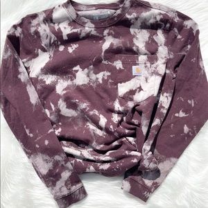 Carhartt Reverse Dye Long Sleeve (Deep Wine)